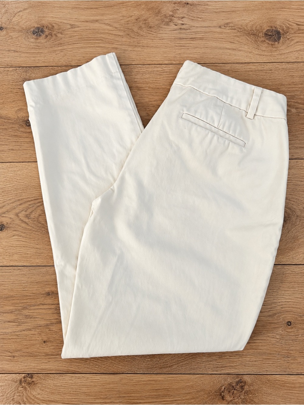 Talbots Women’s Size 8 Ivory Cream Straight Leg Dress Pants Trousers